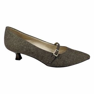 LifeStride Women's Madelyn Mary Jane Kitten Heel Pumps Shimmer Size 7M